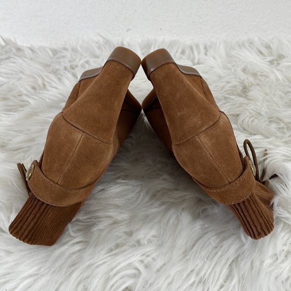 MICHAEL Michael Kors Carrigan Wedge Closed Toe Lace Up Ankle Booties Size 6 - Picture 8 of 11